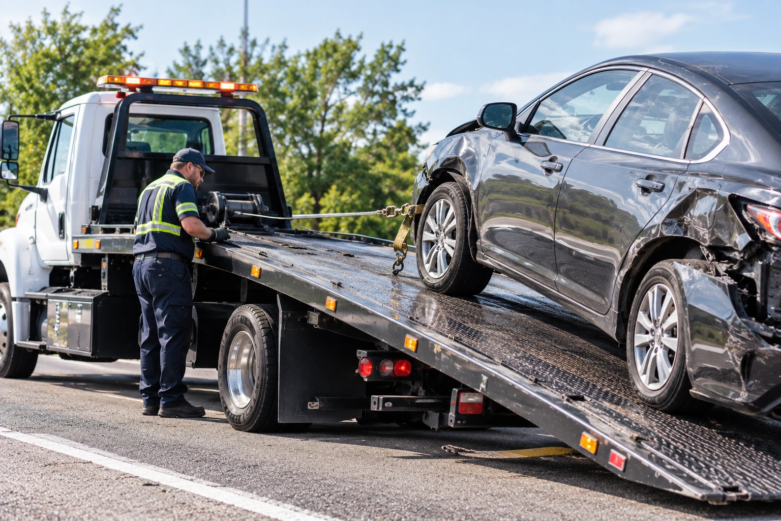 Flatbed Towing
